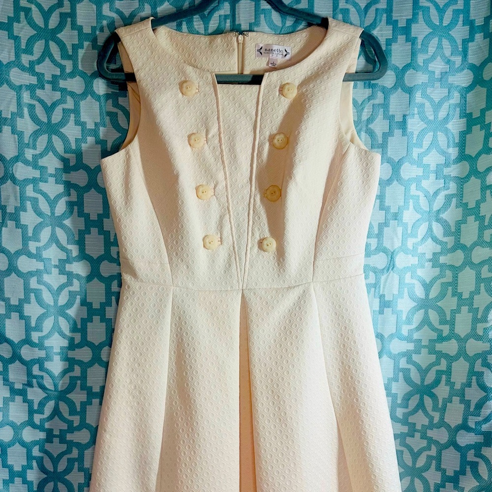 Nanette Lepore Seashell Pink Dress sz 8